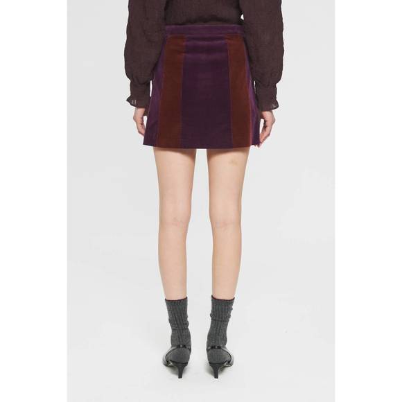 NEW ANTIK BATIK rusty mini skirt in purple - Picture 4 of 4